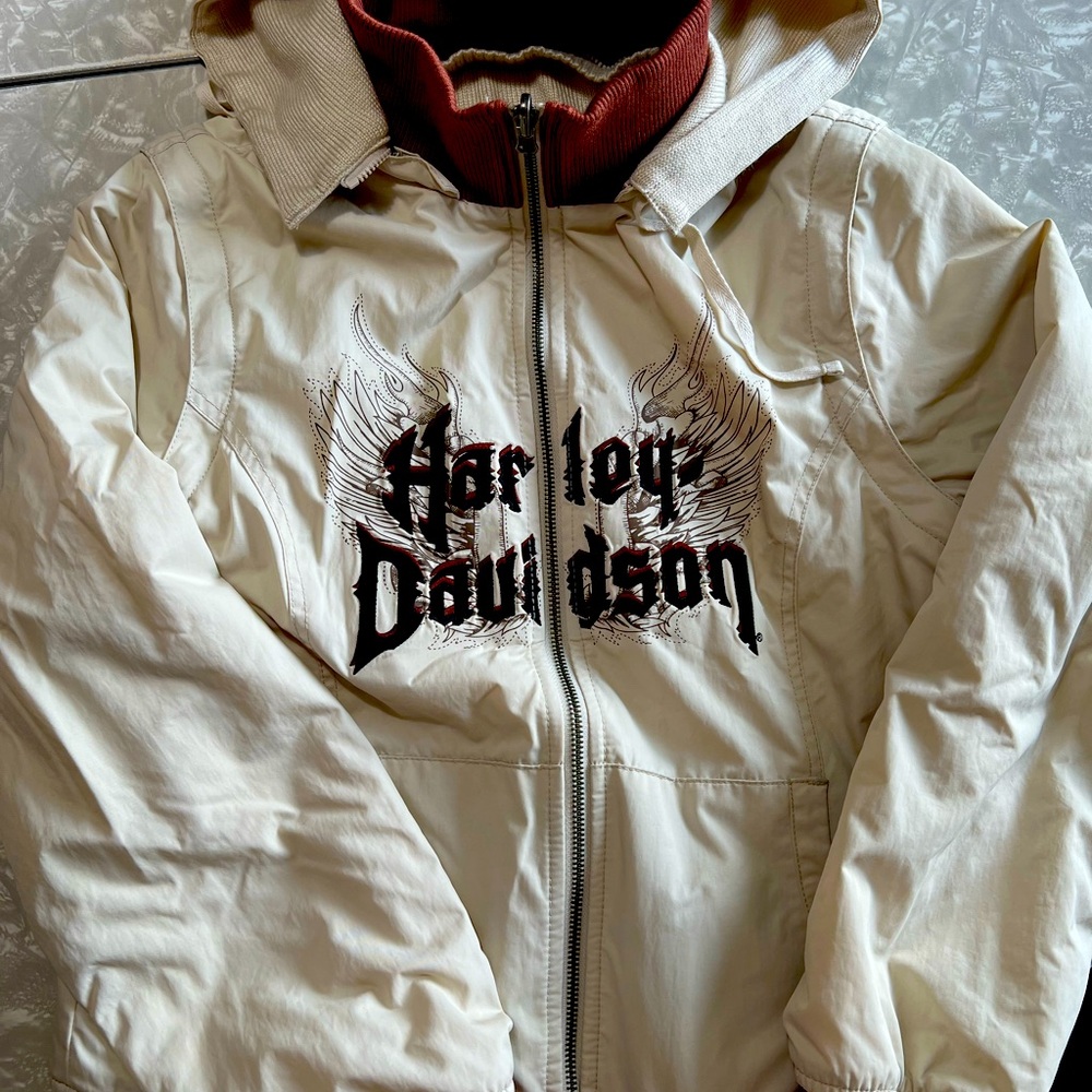 Reversible and convertible Harley-Davidson jacket